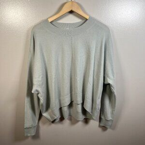 COS Cashmere Sweater Size Small Green/grey Relaxed Fit Minimal Classic Capsule